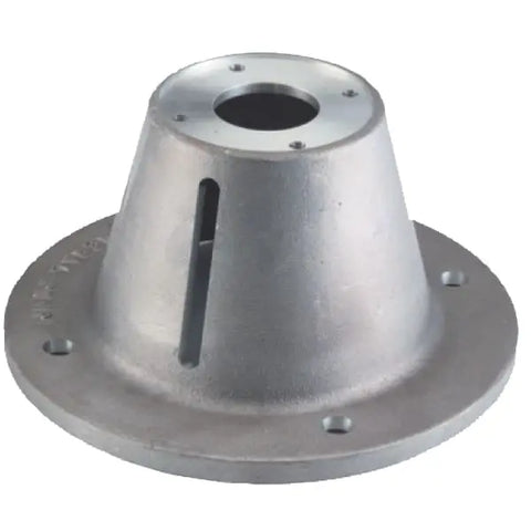 Aluminium pulley 2 groove for belt "A" and hub 24mm