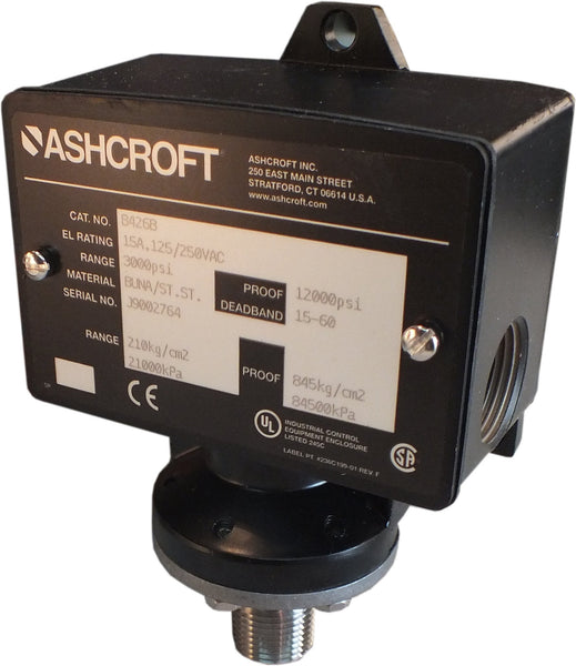 Pressure switch ashcroft Airablo maple syrup equipment