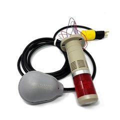 Kit de lumière et alarme sonore avec flotte de niveau N/O pour bassin