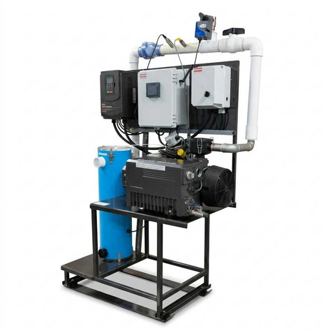 Compact vacuum pump (Electric) skid mount