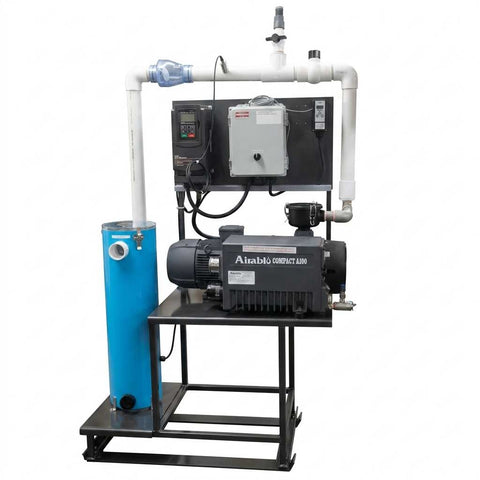 Compact vacuum pump (Electric) skid mount