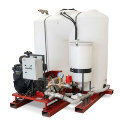 250Gal unit high pressure washer with diesel burner 24hp honda D / elect.