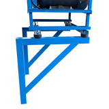 Electric hot water pressure washer with electric burner stainless steel frame