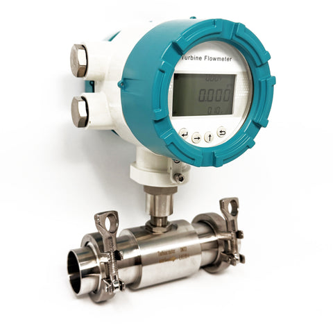 Flowmeter SS316 0.9 to 5.3GPM tri-clamp 24VDC 4-20MA RS485