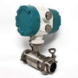 Flowmeter SS304 6.6 to 66GPM tri-clamp battery