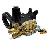Pompe triplex AR north america 4gpm 4000psi avec régulateur 3600RPM