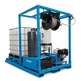 250Gal unit high pressure washer with diesel burner 24hp honda D / elect.