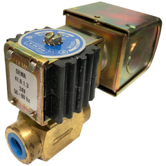 Selenoid Valve 1/4" FNPT 0 to 150 psi brass N/C 24 VAC