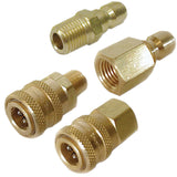 Quick coupler brass sockets or plug