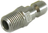 Quick coupler stainless steel sockets or plug