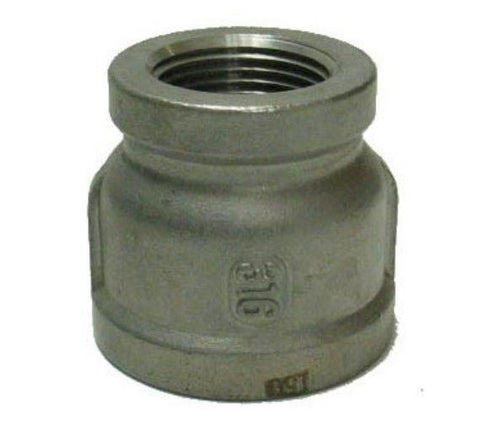 Reducing couplings stainless 316 150psi FPT * FPT