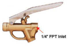 Brass trigger valves 1/4" npt