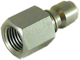 Quick coupler stainless steel sockets or plug